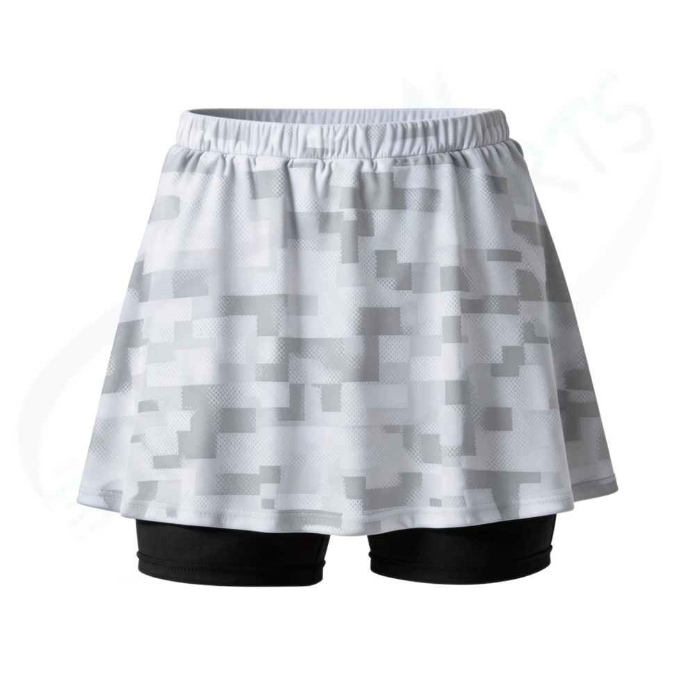 YONEX 26208YX WOMENS SKIRT (WITH INNER SHORTS)White color  made in Japan