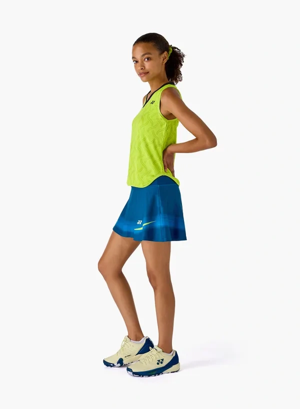 YONEX 26183 WOMENS SKIRT (WITH INNER SHORTS) Indigo Blue color made in Japan