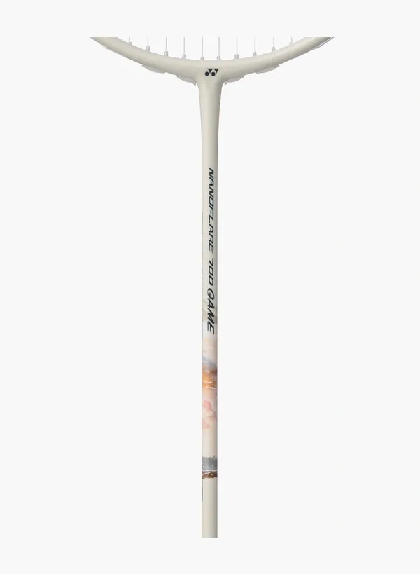 limited(Free Stringing service)Yonex Nanoflare 700 Game Badminton Racquet (Light Beige)83Grams 4U6 Free Grip Delivery Free(Full cover Free)