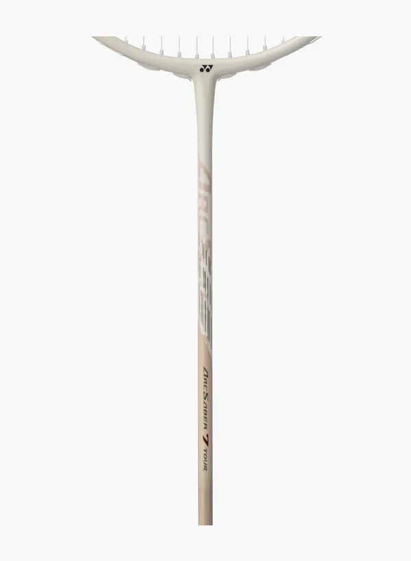 (Free Stringing Service)Yonex Arcsaber 7 Tour Badminton Racquet (Light Beige) 4u6(Full Cover Free)Delivery Free Grip Free