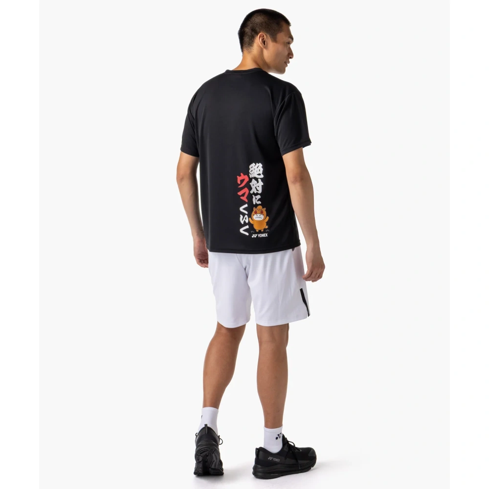 YONEX Uniex Dry Limited T-shirt 16891Y Black color made in Japan