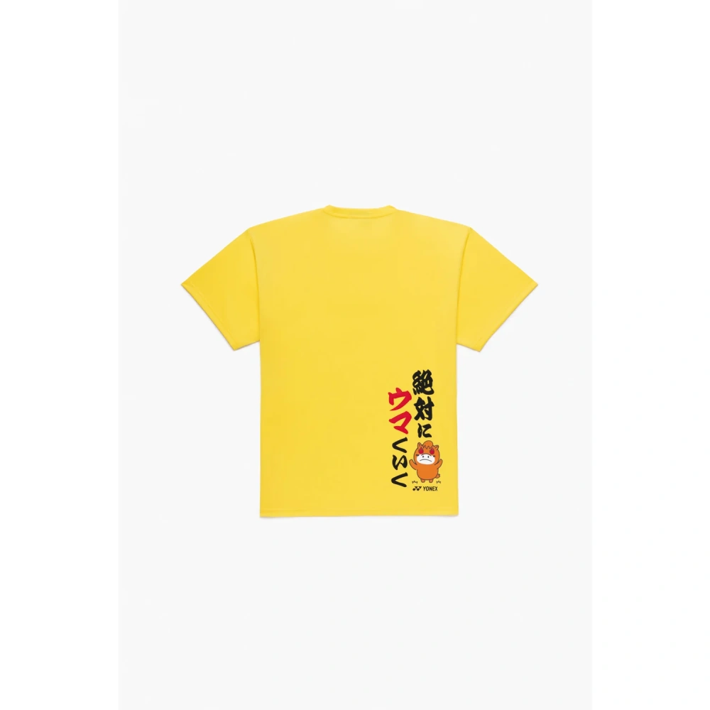 YONEX Uniex Dry Limited T-shirt 16891Y Flash Yellow color made in Japan