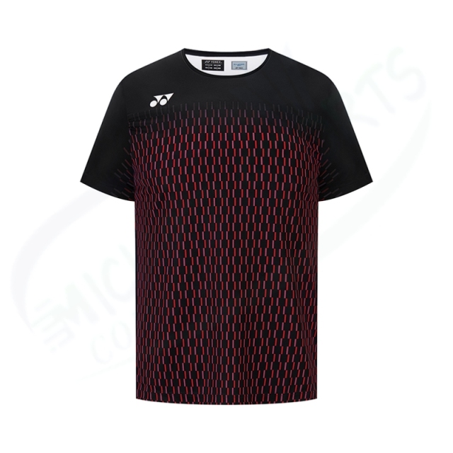 Yonex 10713EX Mens Crew Neck  Shirt Black color