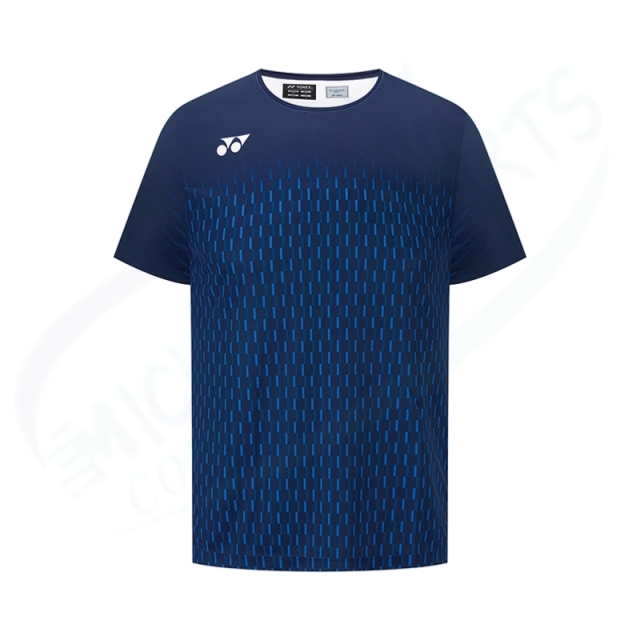 Yonex 10713EX Mens Crew Neck  Shirt Dark Navy color