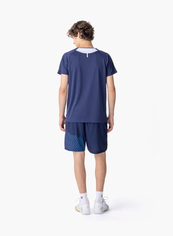 Yonex 10713EX Mens Crew Neck  Shirt Dark Navy color