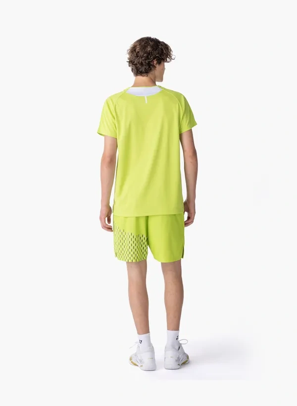 Yonex 10713EX Mens Crew Neck  Shirt Fresh Lime color