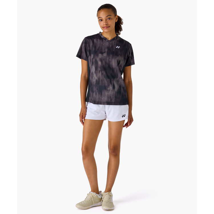 YONEX Women's game shirt.20984 black color , made in Japan , delivery free