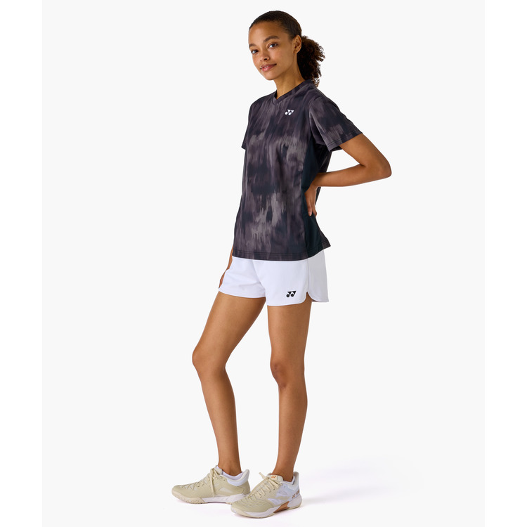 YONEX Women's game shirt.20984 black color , made in Japan , delivery free