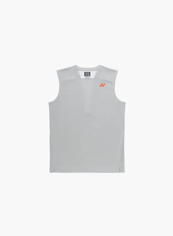 YONEX 10724Y UNISEX SLEEVELESS TOP Silver Gray COLOR
