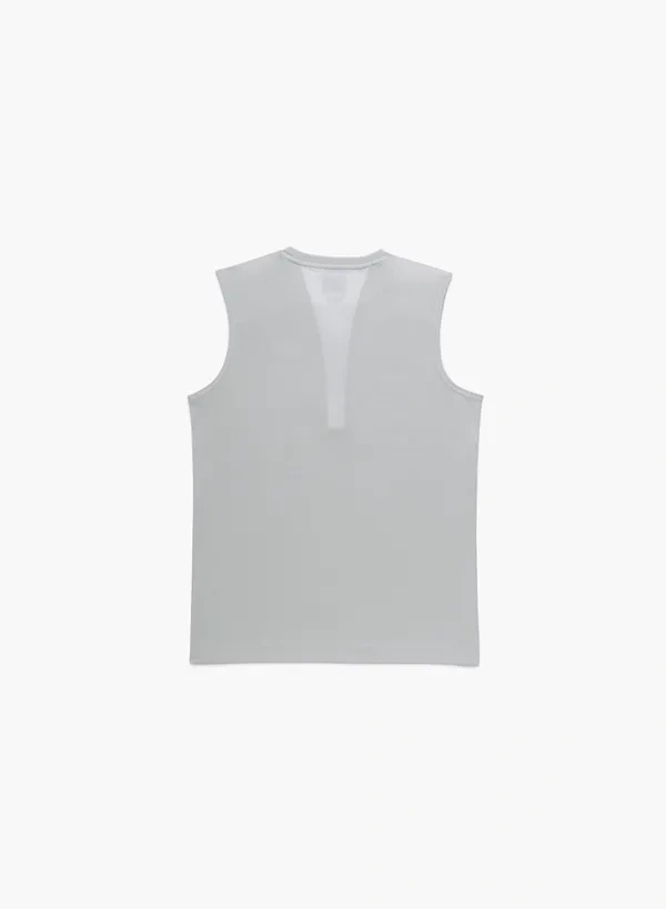 YONEX 10724Y UNISEX SLEEVELESS TOP Silver Gray COLOR