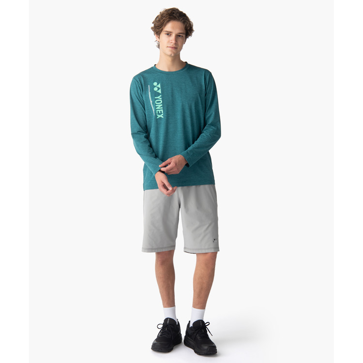 YONEX Unisex Long Sleeve T-shirt.16883 Dark Marine color