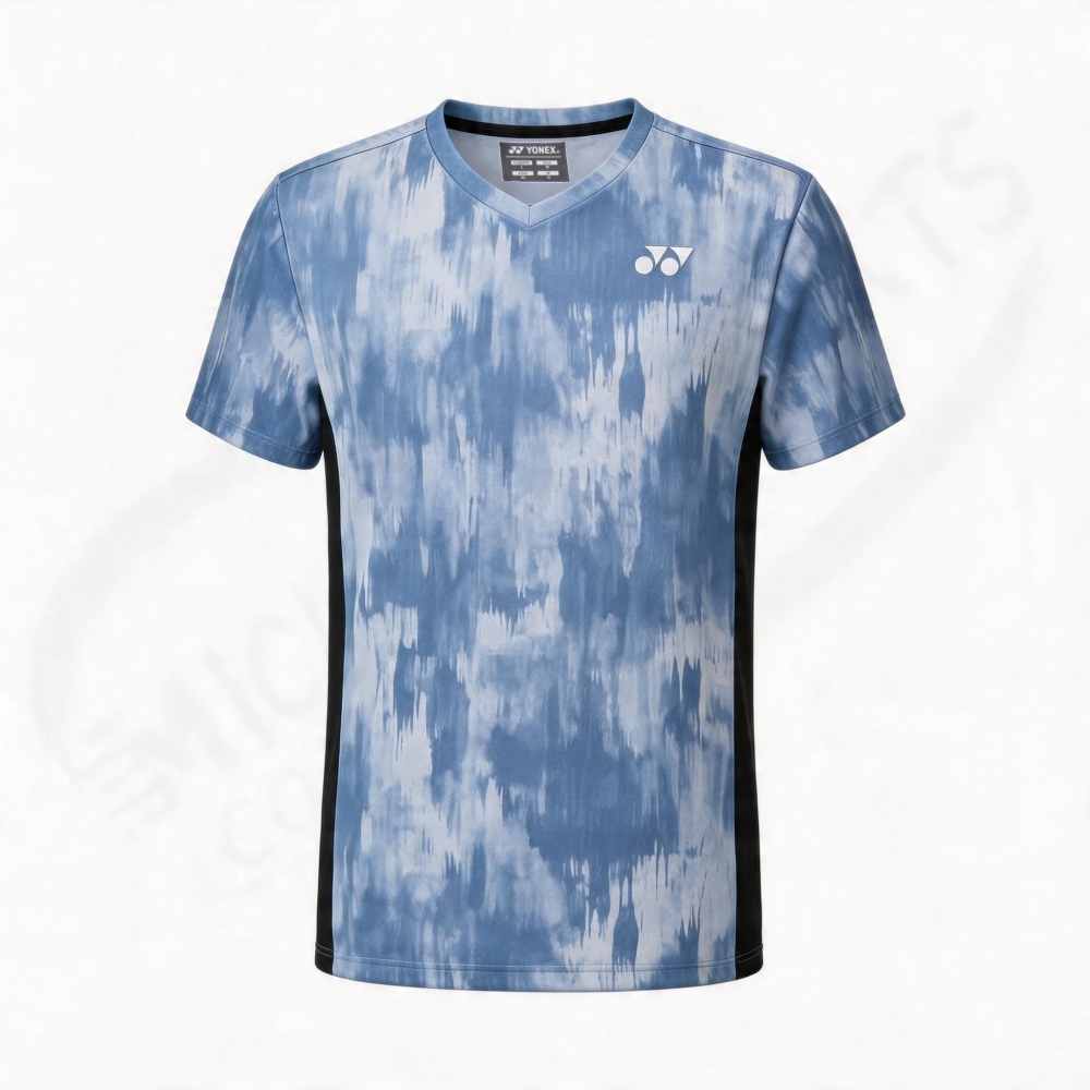 YONEX 10741Y UNISEX CREW NECK SHIRT Pastel blue color made in Japan