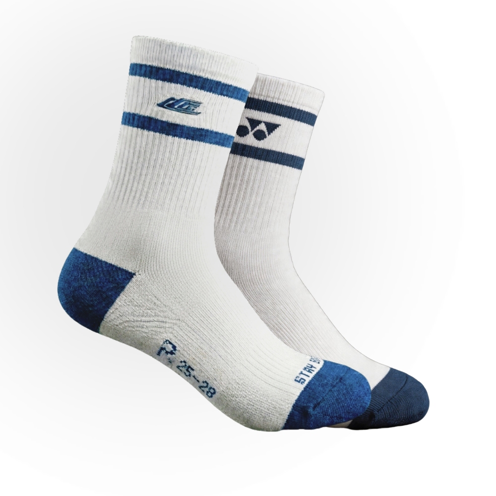 (LCW Limited)YONEX 19257YX Sport Crew Socks Indigo Blue color  (Made in Japan)