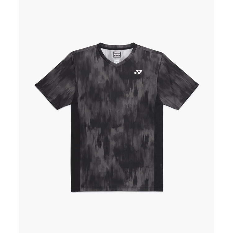 YONEX 10741Y UNISEX CREW NECK SHIRT BLACK color made in Japan