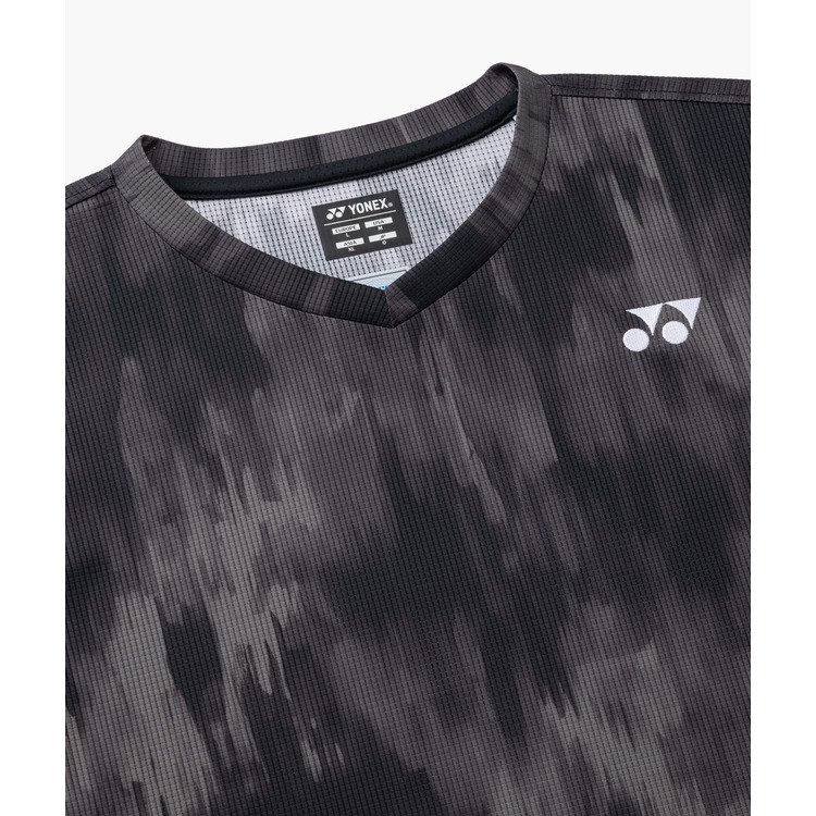 YONEX 10741Y UNISEX CREW NECK SHIRT BLACK color made in Japan