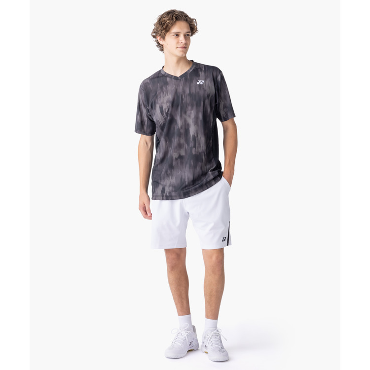 YONEX 10741Y UNISEX CREW NECK SHIRT BLACK color made in Japan