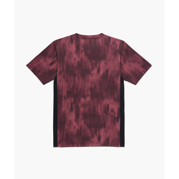 YONEX 10741Y UNISEX CREW NECK SHIRT DEEP RED color made in Japan