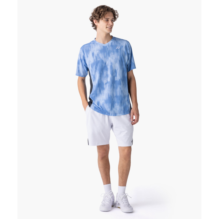 YONEX 10741Y UNISEX CREW NECK SHIRT Pastel blue color made in Japan