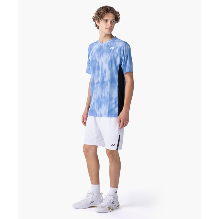 YONEX 10741Y UNISEX CREW NECK SHIRT Pastel blue color made in Japan