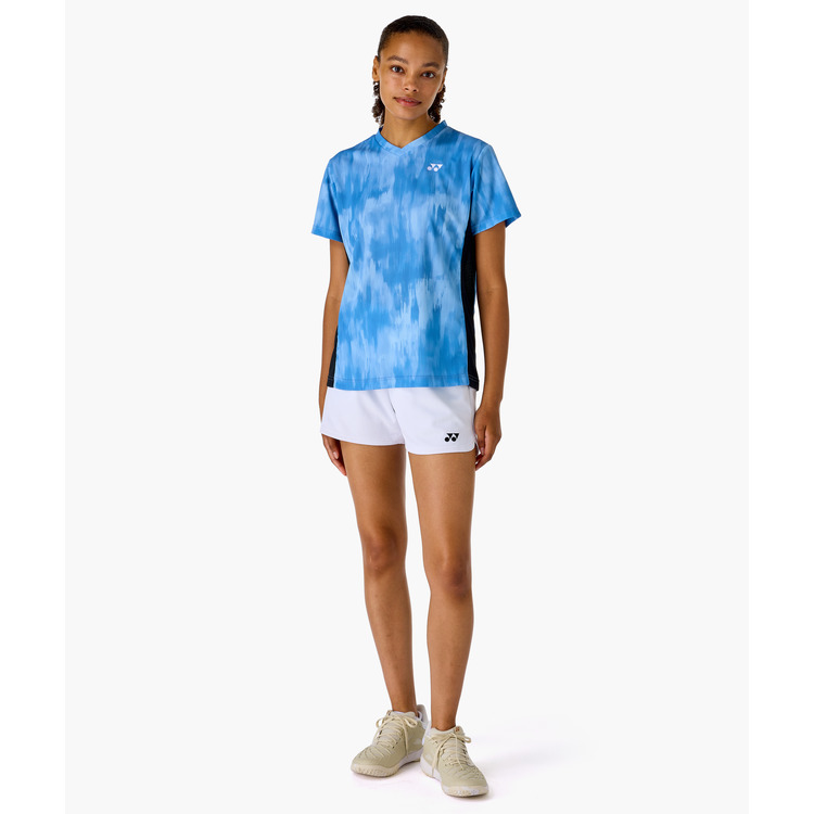 YONEX Women's game shirt.20984 Pastel blue color , made in Japan , delivery free