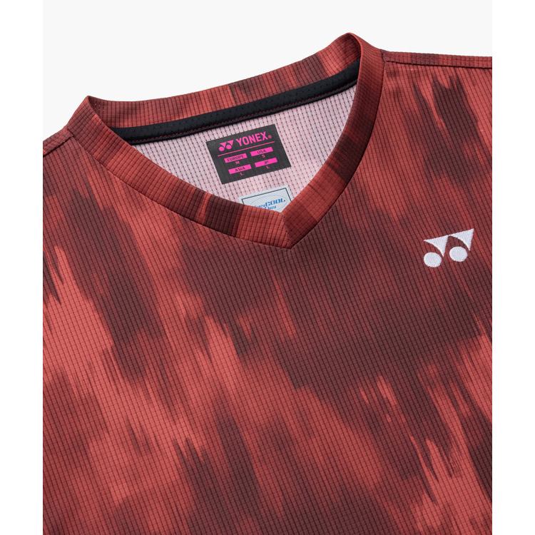 YONEX Women's game shirt.20984 Deep Red color , made in Japan , delivery free