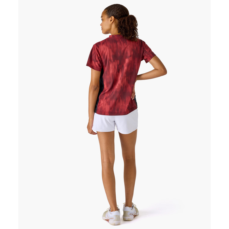 YONEX Women's game shirt.20984 Deep Red color , made in Japan , delivery free