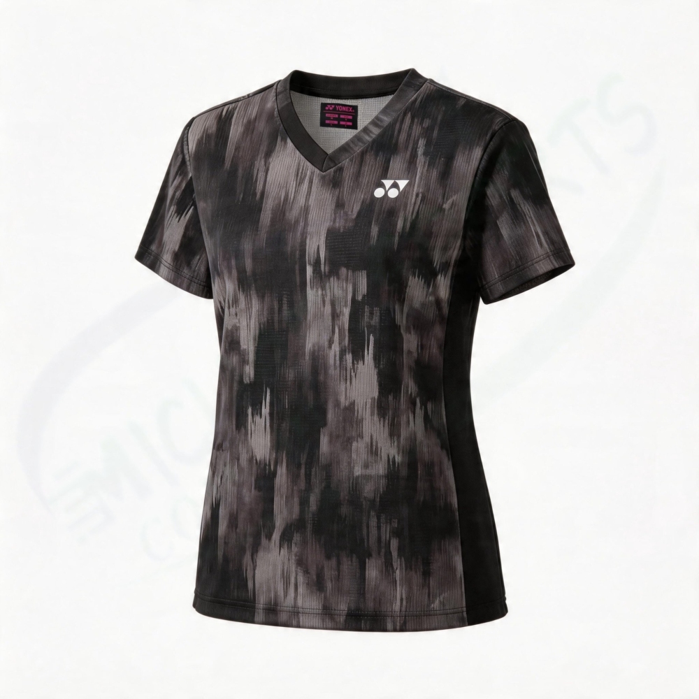 YONEX Women's game shirt.20984 black color , made in Japan , delivery free
