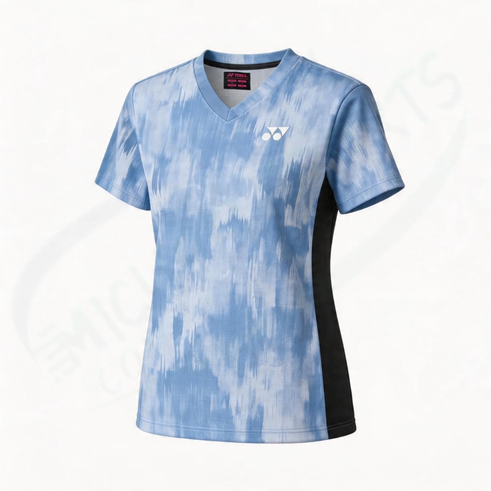 YONEX Women's game shirt.20984 Pastel blue color , made in Japan , delivery free