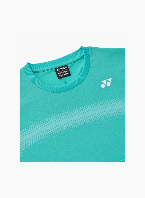 YONEX 16839EX Unisex T-Shirt Clear Mint color（full cotton)