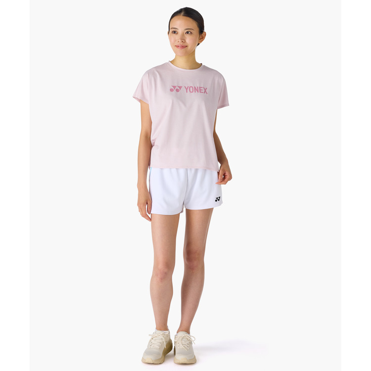 YONEX Women's Dry T-shirt.16884 Smoke Pink color