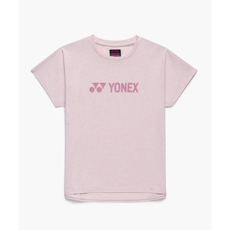 YONEX Women's Dry T-shirt.16884 Smoke Pink color