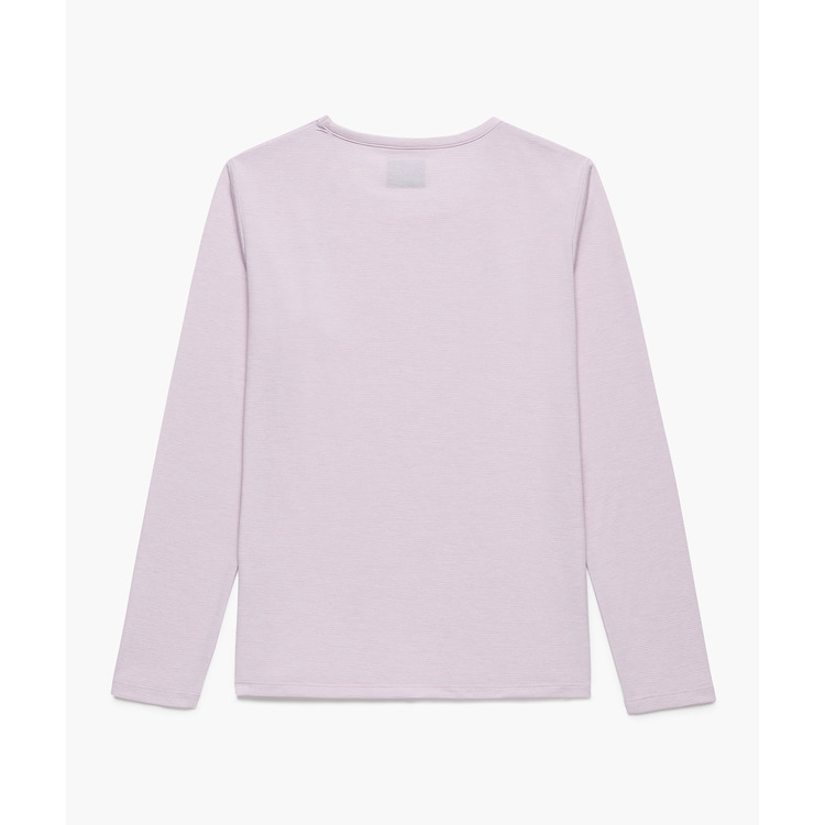 YONEX Women's Long Sleeve T-Shirt.16885 Color:Smoke Pink