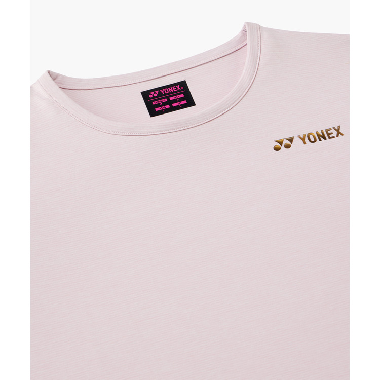 YONEX Women's Long Sleeve T-Shirt.16885 Color:Smoke Pink