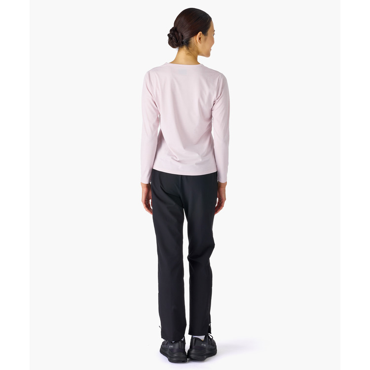 YONEX Women's Long Sleeve T-Shirt.16885 Color:Smoke Pink