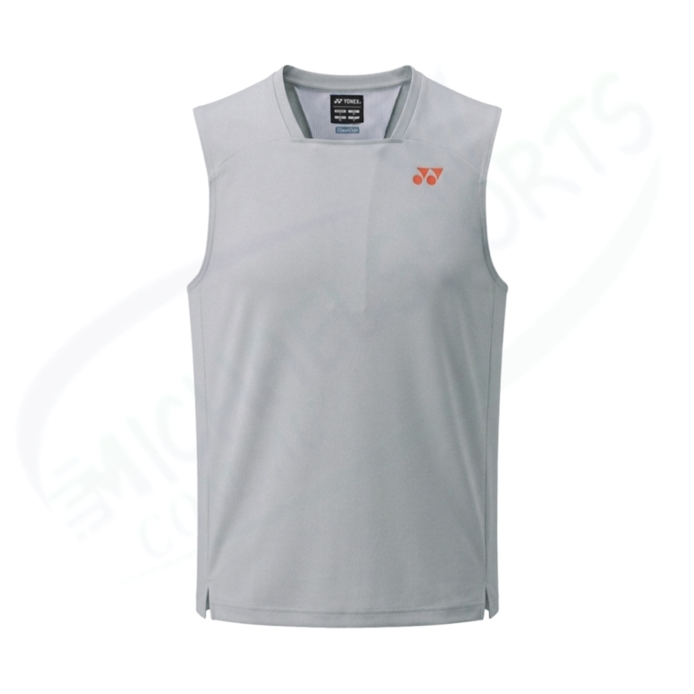 YONEX 10724Y UNISEX SLEEVELESS TOP Silver Gray COLOR