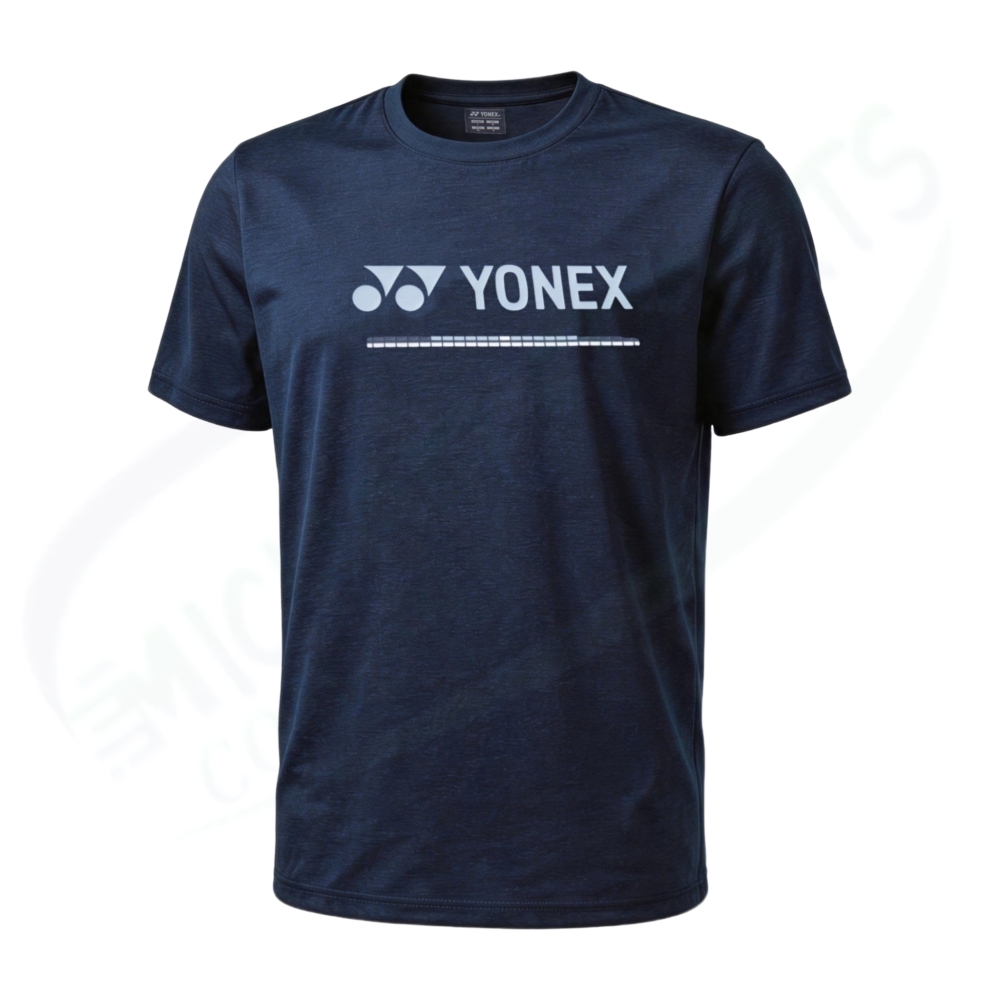 YONEX Unisex Dry T-shirt (Fit Style).16882 Dark Navy color