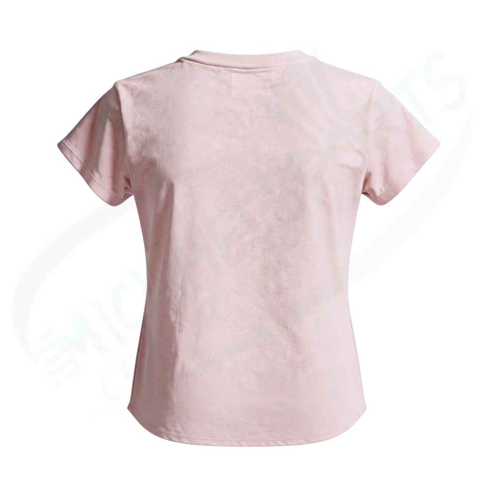 YONEX Women's Dry T-shirt.16884 Smoke Pink color