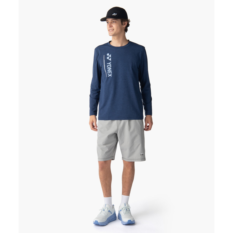 YONEX Unisex Long Sleeve T-shirt.16883 Dark Navy color