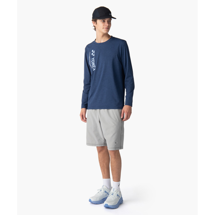 YONEX Unisex Long Sleeve T-shirt.16883 Dark Navy color