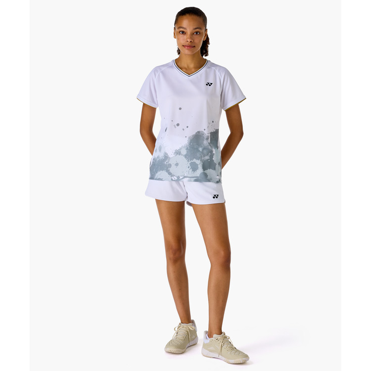 YONEX Women's game shirt.20985 Color:White