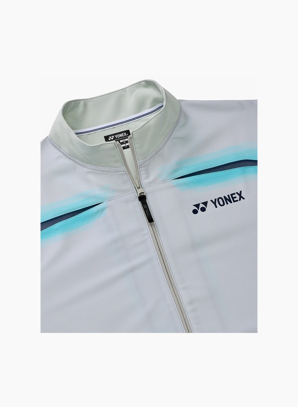 YONEX 50187Y UNISEX WARM-UP JACKET WHITE  made in Japan