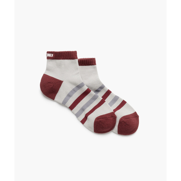 Yonex Men's ankle socks.19263Y (25CM-28CM) WINE RED COLOR