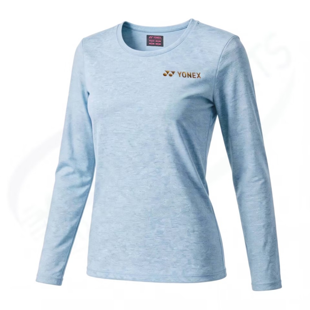 YONEX Women's Long Sleeve T-Shirt.16885 Color:Pastel blue