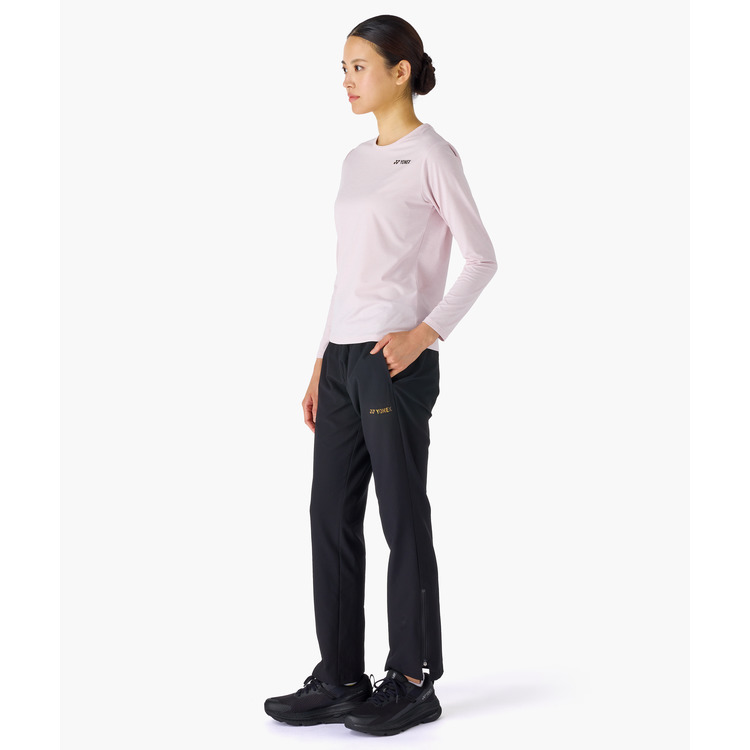 YONEX Women's Long Sleeve T-Shirt.16885 Color:Smoke Pink