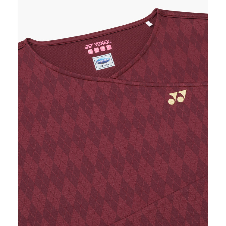YONEX Women's game shirt.20973 Color:Dark wine MADE IN JAPAN