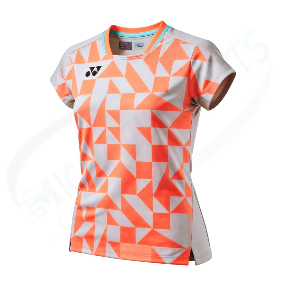 Yonex 20940YX WOMENS CREW NECK SHIRT Silver Gray color made in Japan