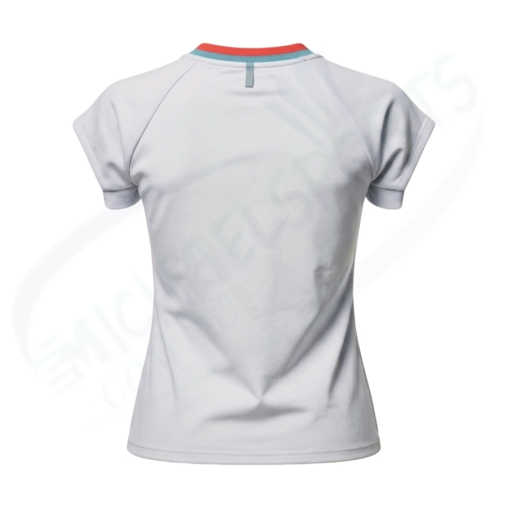 Yonex 20940YX WOMENS CREW NECK SHIRT Silver Gray color made in Japan