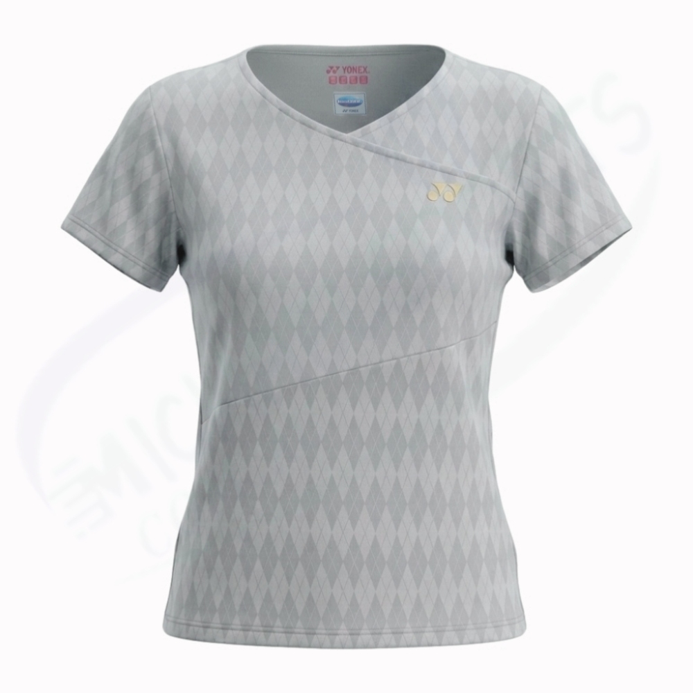 YONEX Women's game shirt.20973 Color:Ice Gray MADE IN JAPAN