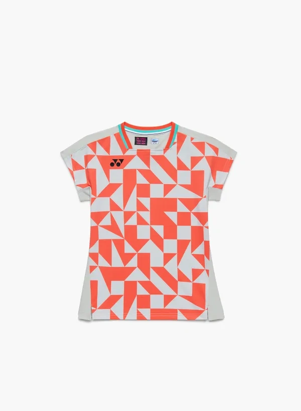 Yonex 20940YX WOMENS CREW NECK SHIRT Silver Gray color made in Japan