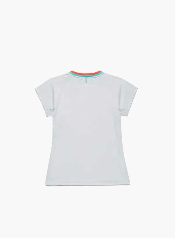 Yonex 20940YX WOMENS CREW NECK SHIRT Silver Gray color made in Japan